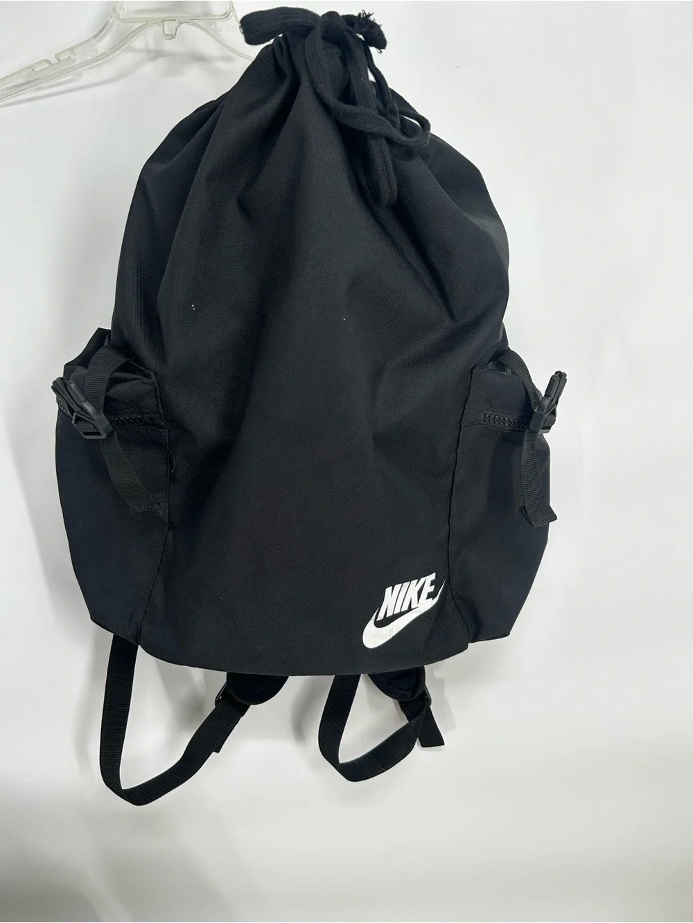 Nike Men’s Black Backpack 72 Heritage Rucksack Drawstring